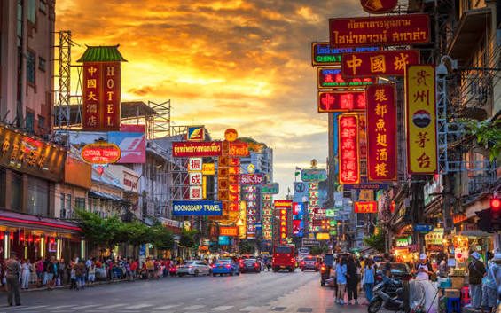 Bangkok city street