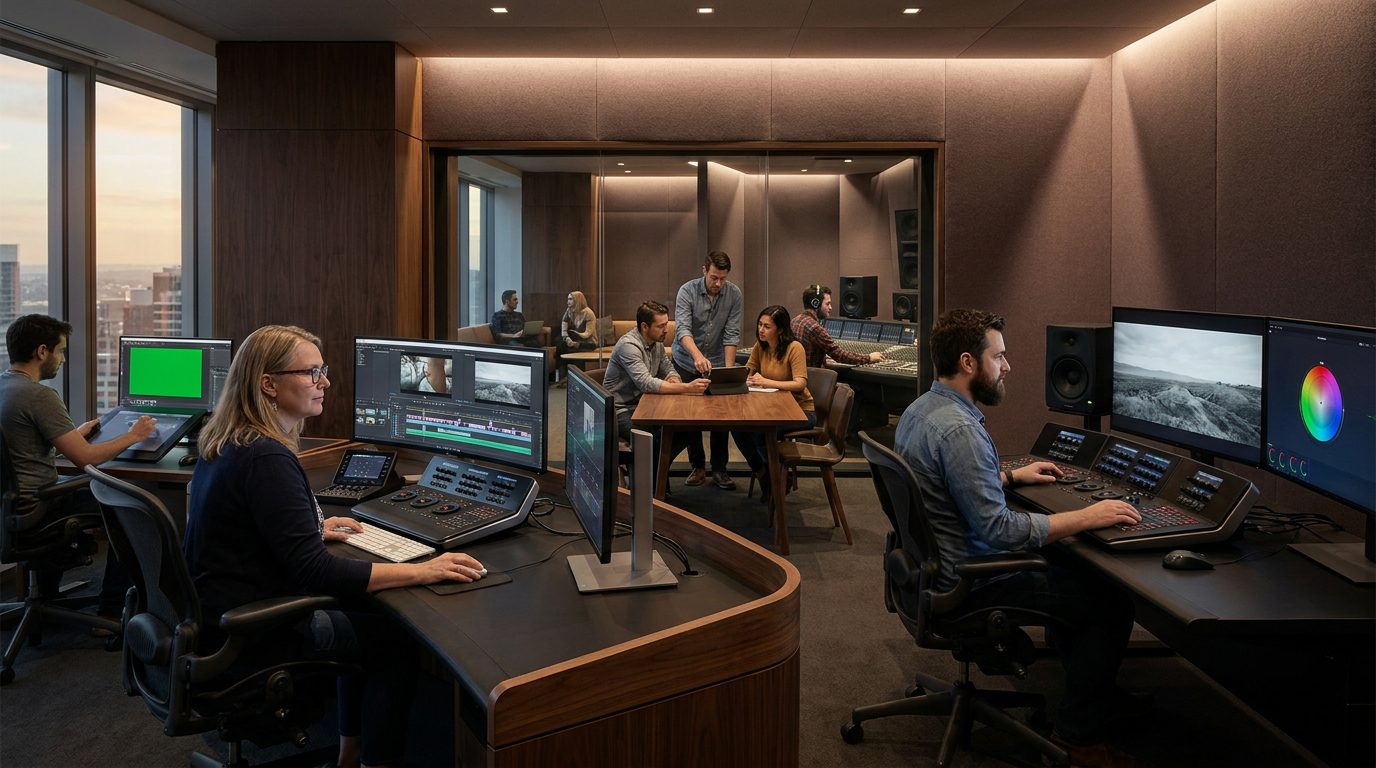 Post production suite